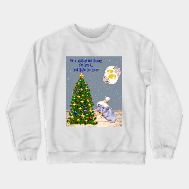 One Stirring Mouse Crewneck Sweatshirt by All Thumbs